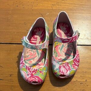 Mini Melissa floral peep toe